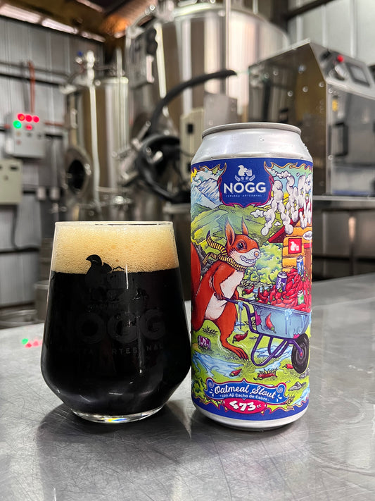 Lata 473cc Oatmeal Stout Ají Cacho Cabra