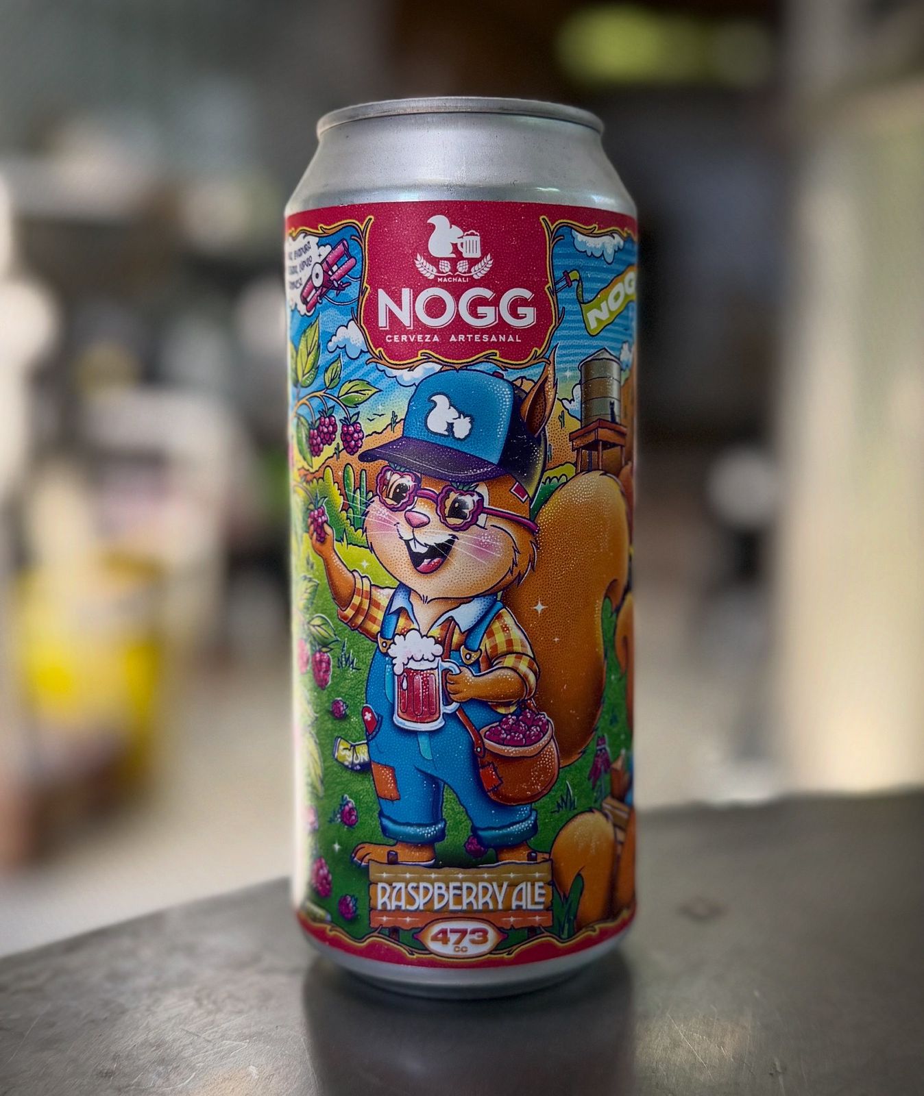 Lata 473cc Raspberry Ale